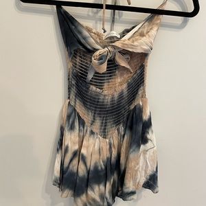 Tie Dye Vestique Romper